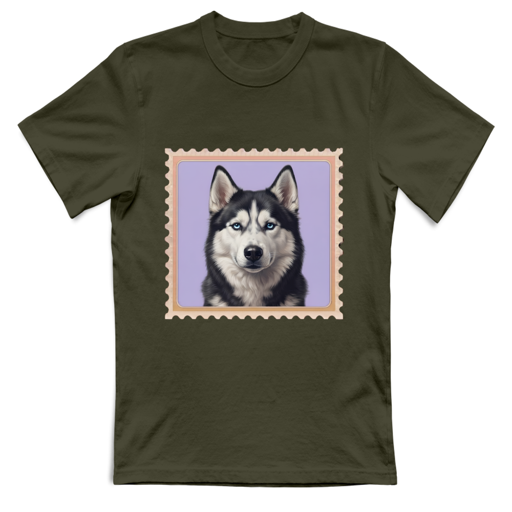T-Shirt Unisex T-shirt cane - SIBERIAN HUSKY