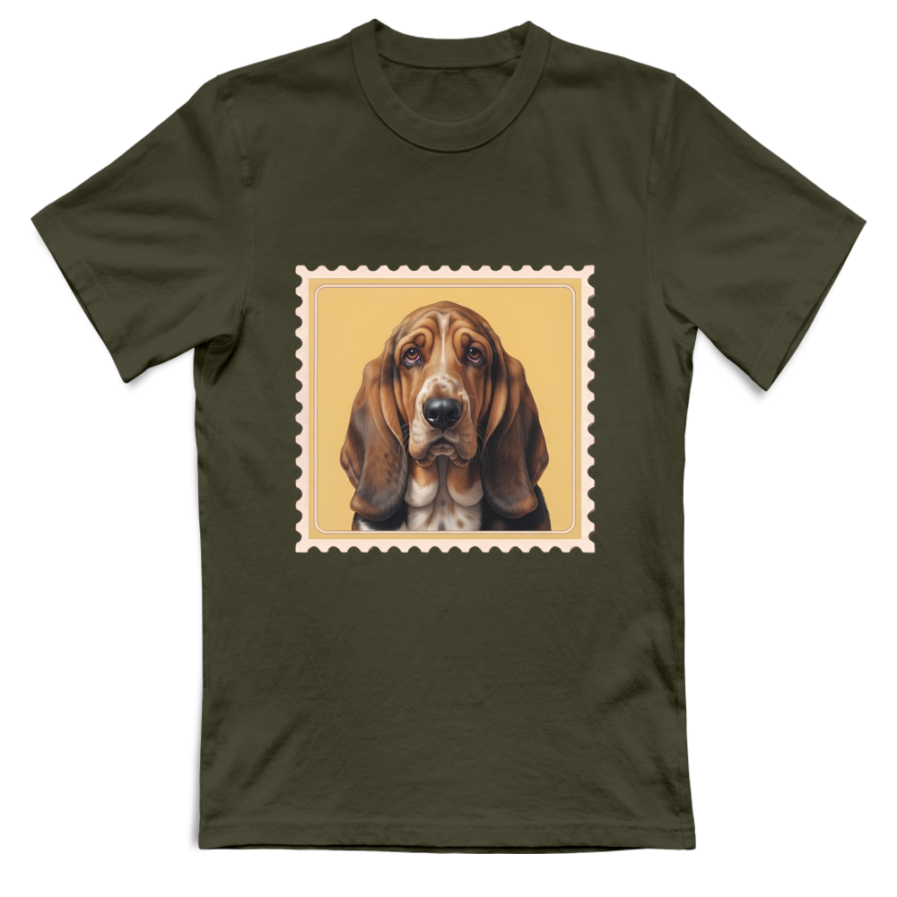 T-Shirt Unisex T-shirt cane - BASSET HOUND