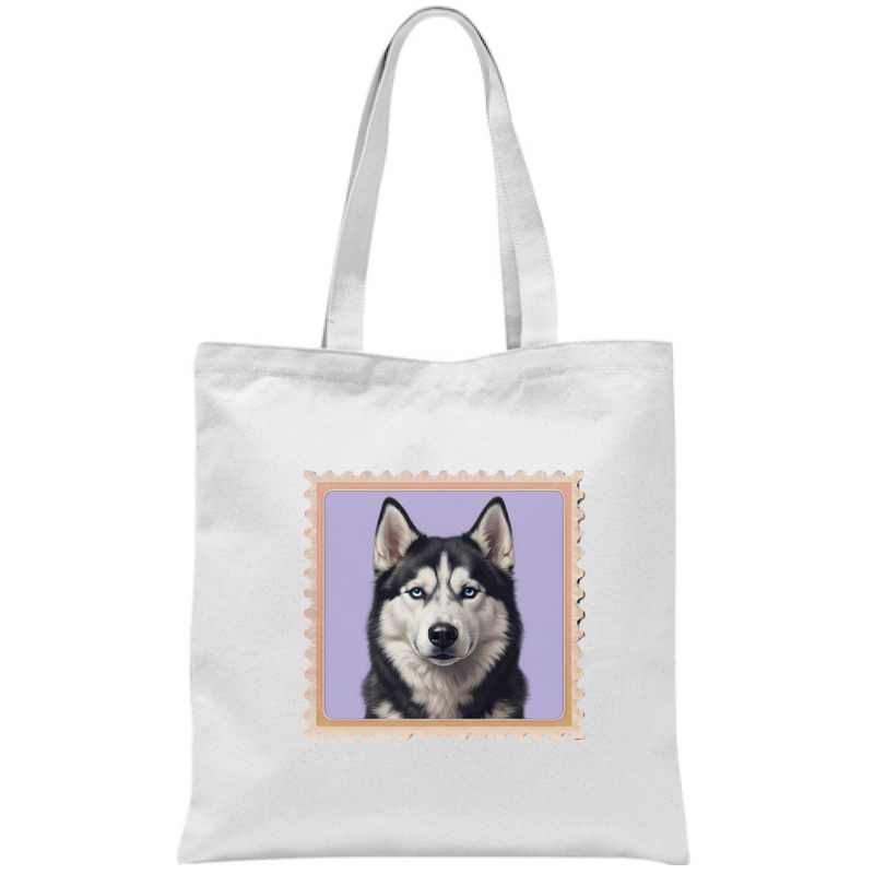 Borsa T-shirt cane - SIBERIAN HUSKY