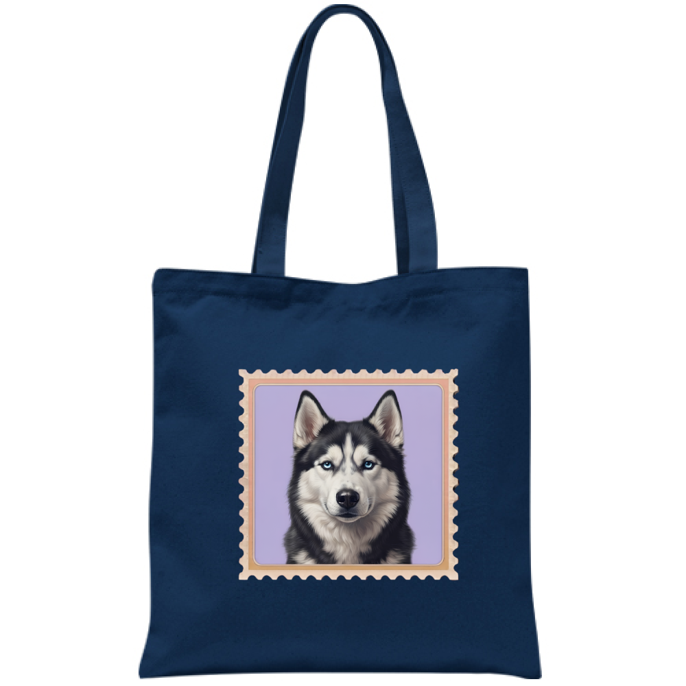 Borsa T-shirt cane - SIBERIAN HUSKY