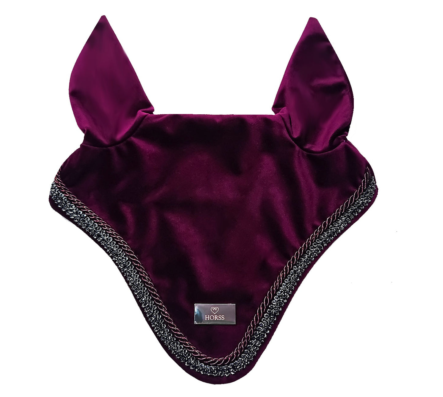 Casquette en velours - Bordeaux | Collection Sparkle Horses