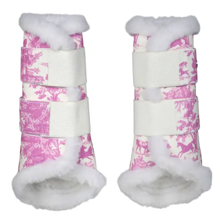 Fashion Art Tendon Guards - Pink/White