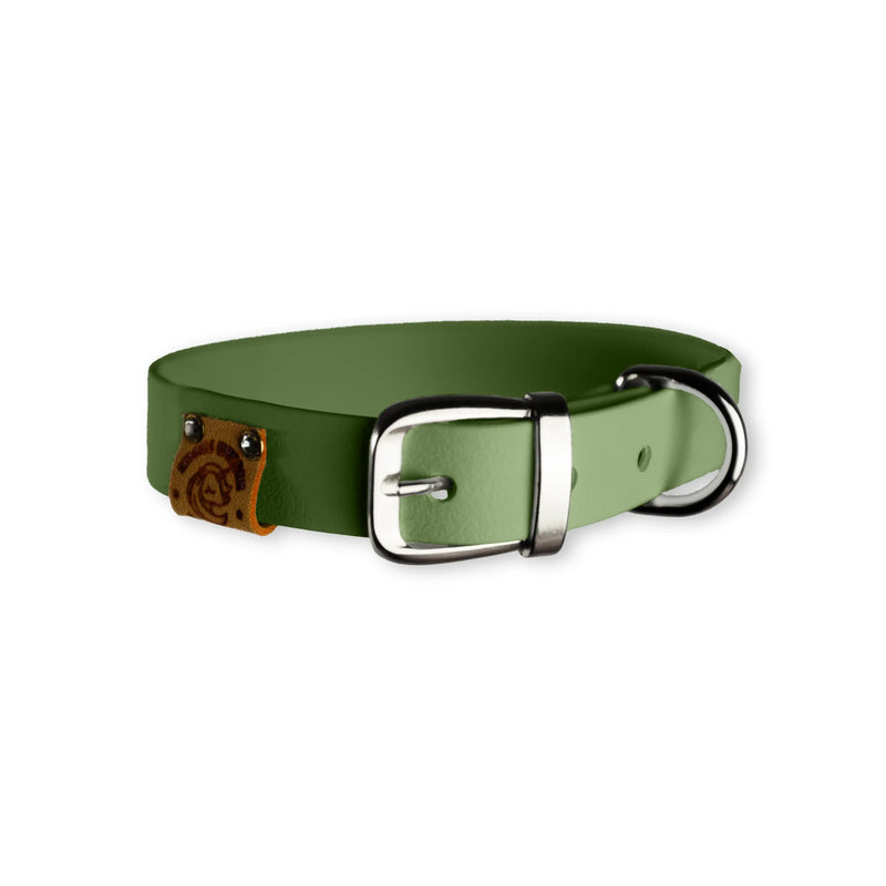 Collier en Biothane Essence d'Émeraude