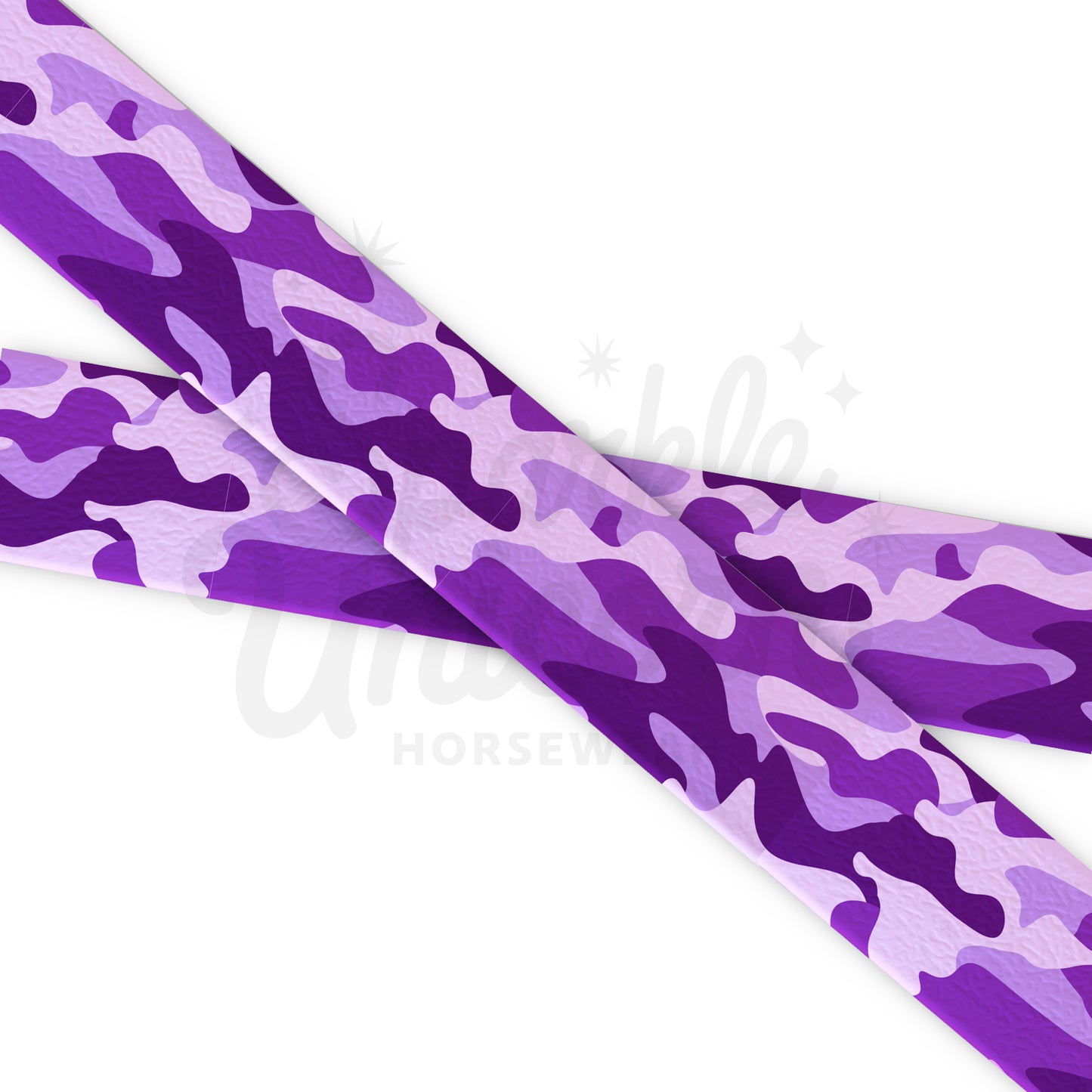 Camo - Violet Soldier - Biothane Webbing - UV Printed