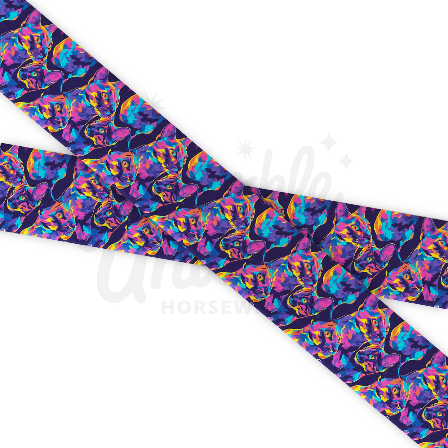 Wild - White Tiger - Ruban Biothane - Impression UV