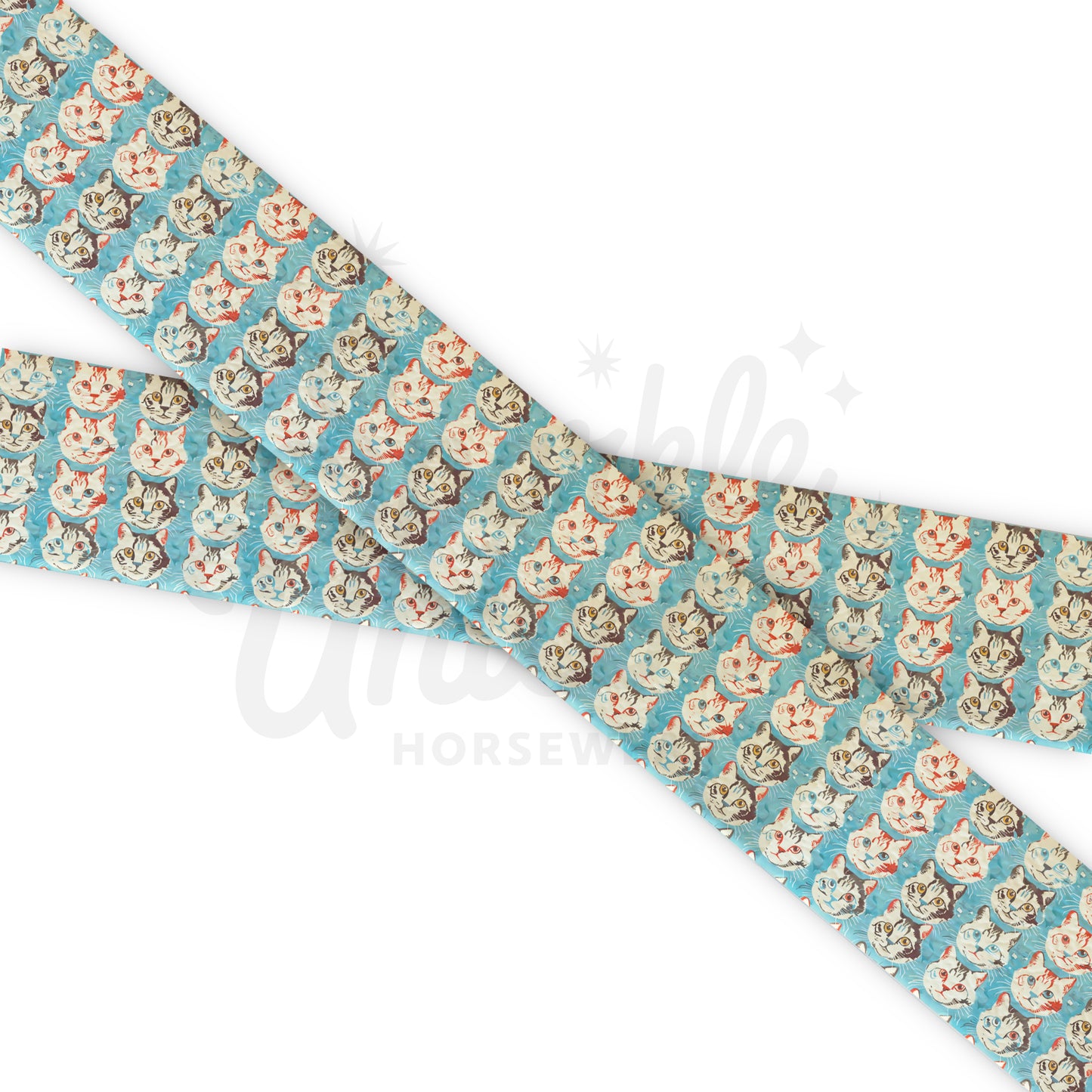 Wild - White Tiger - Biothane Tape - UV Printed