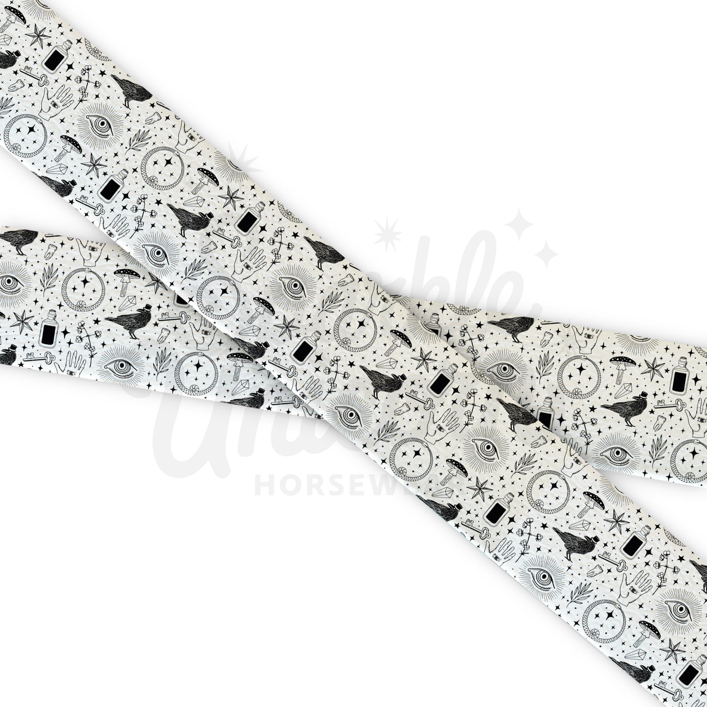 Wild - White Tiger - Biothane Tape - UV Printed