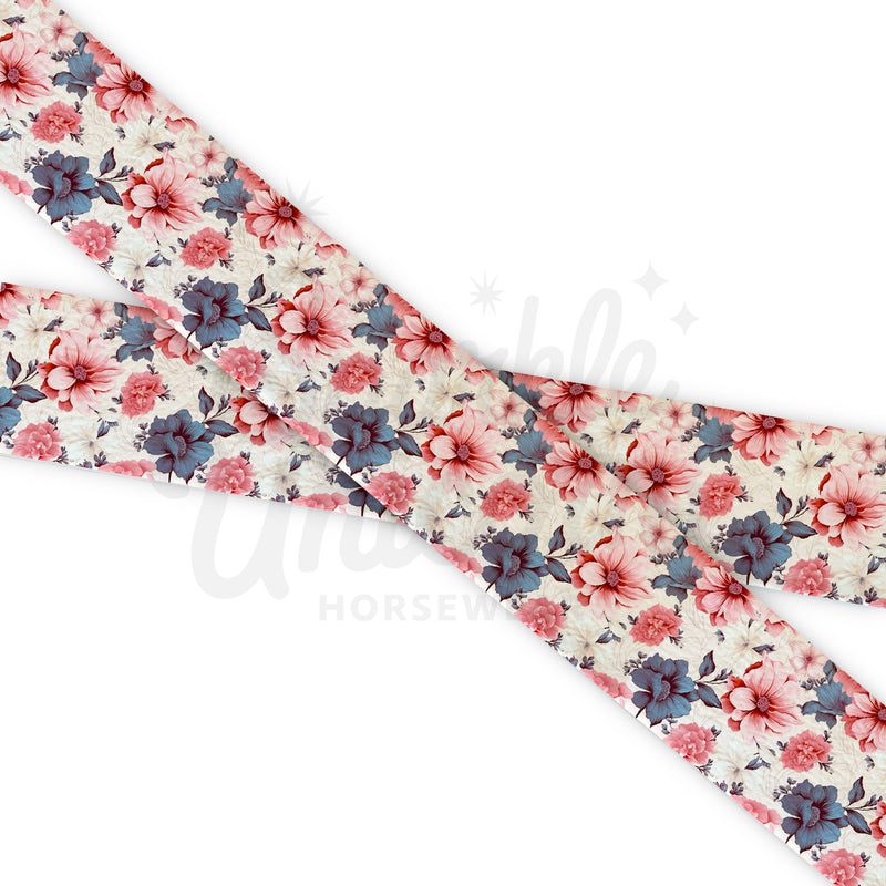 Flower - Bloom Bridle - Fettuccia Biothane - Stampato UV