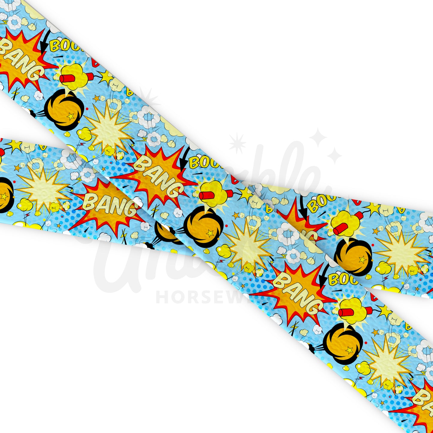 Wild - White Tiger - Biothane Tape - UV Printed