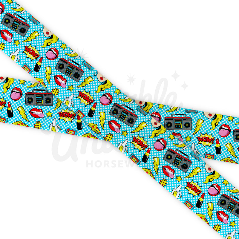 POP - WHAM - Fettuccia Biothane - Stampato UV