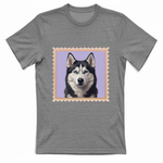 T-Shirt Unisex T-shirt cane - SIBERIAN HUSKY
