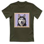 T-Shirt Unisex T-shirt cane - SIBERIAN HUSKY