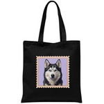 Borsa T-shirt cane - SIBERIAN HUSKY