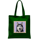 Borsa T-shirt cane - SIBERIAN HUSKY