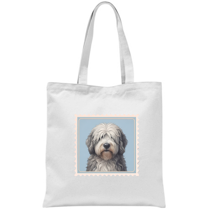 Borsa T-shirt cane - OLD ENGLISH SHEEPDOG