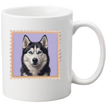 Tazza T-shirt cane - SIBERIAN HUSKY