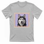 T-Shirt Unisex T-shirt cane - SIBERIAN HUSKY