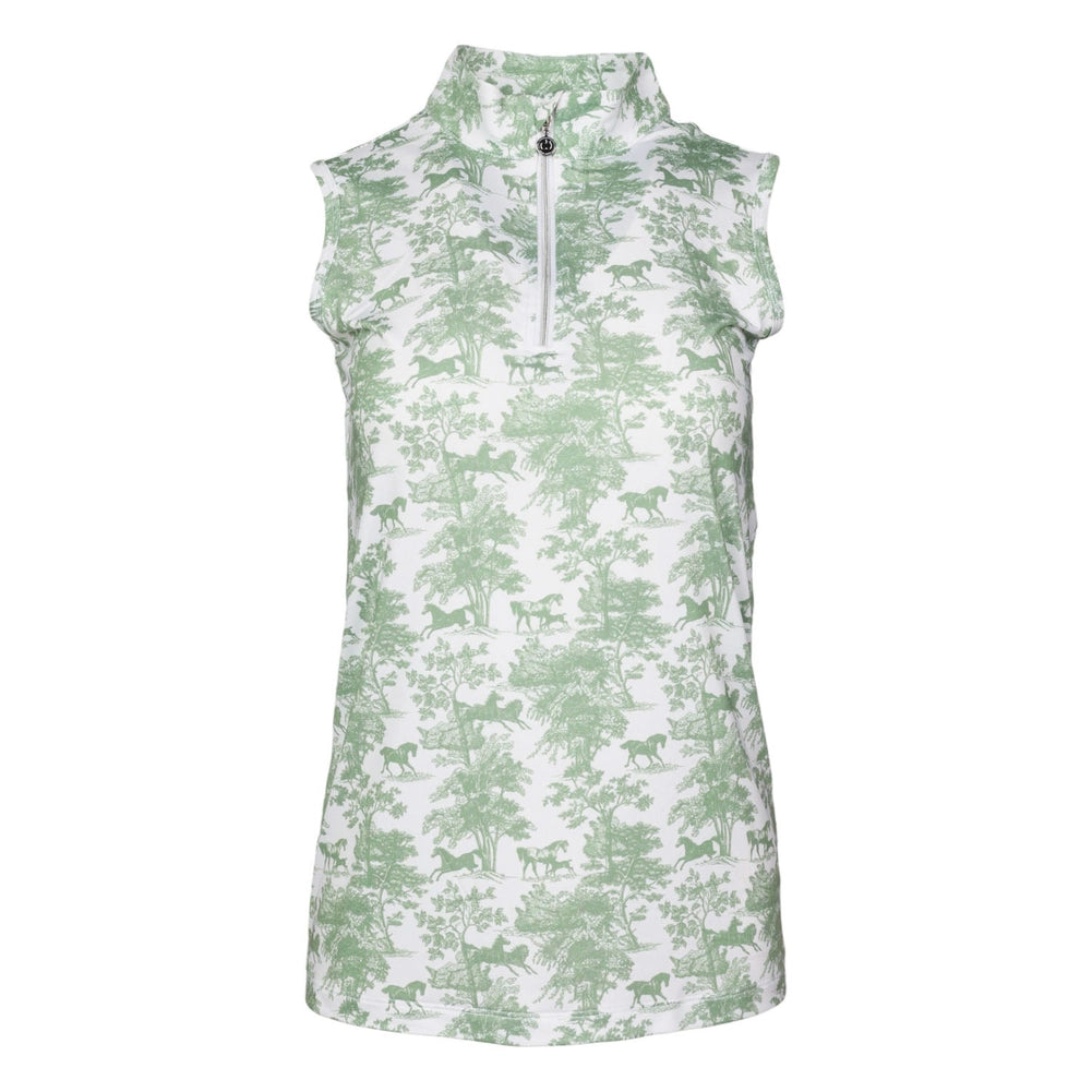 T-Shirt Smanicato Fashion Art - Verde | Donna
