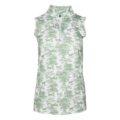 T-Shirt Smanicato Fashion Art - Verde | Donna