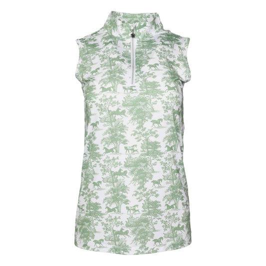 T-Shirt Smanicato Fashion Art - Verde | Donna