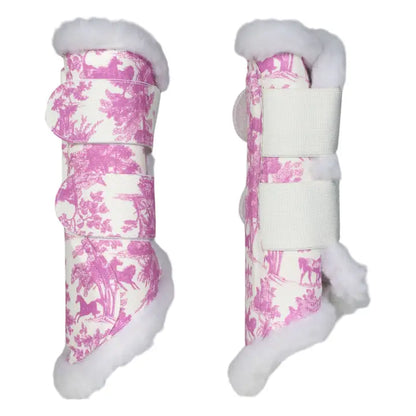Fashion Art Tendon Guards - Pink/White