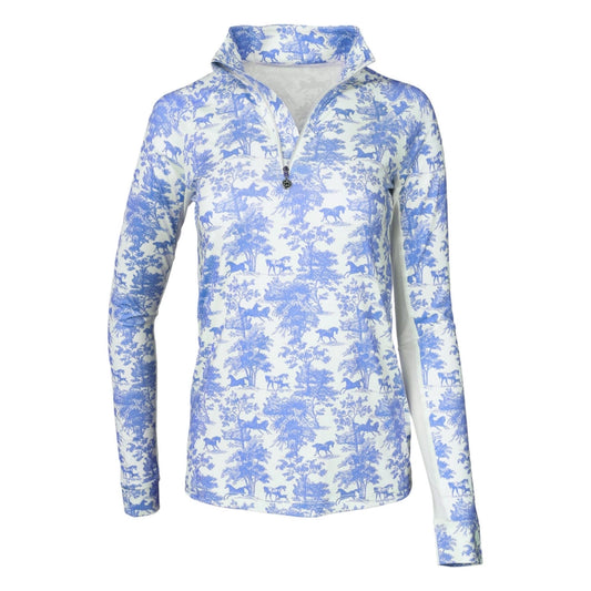 T-Shirt Manica lunga Fashion Art - Blu | Donna