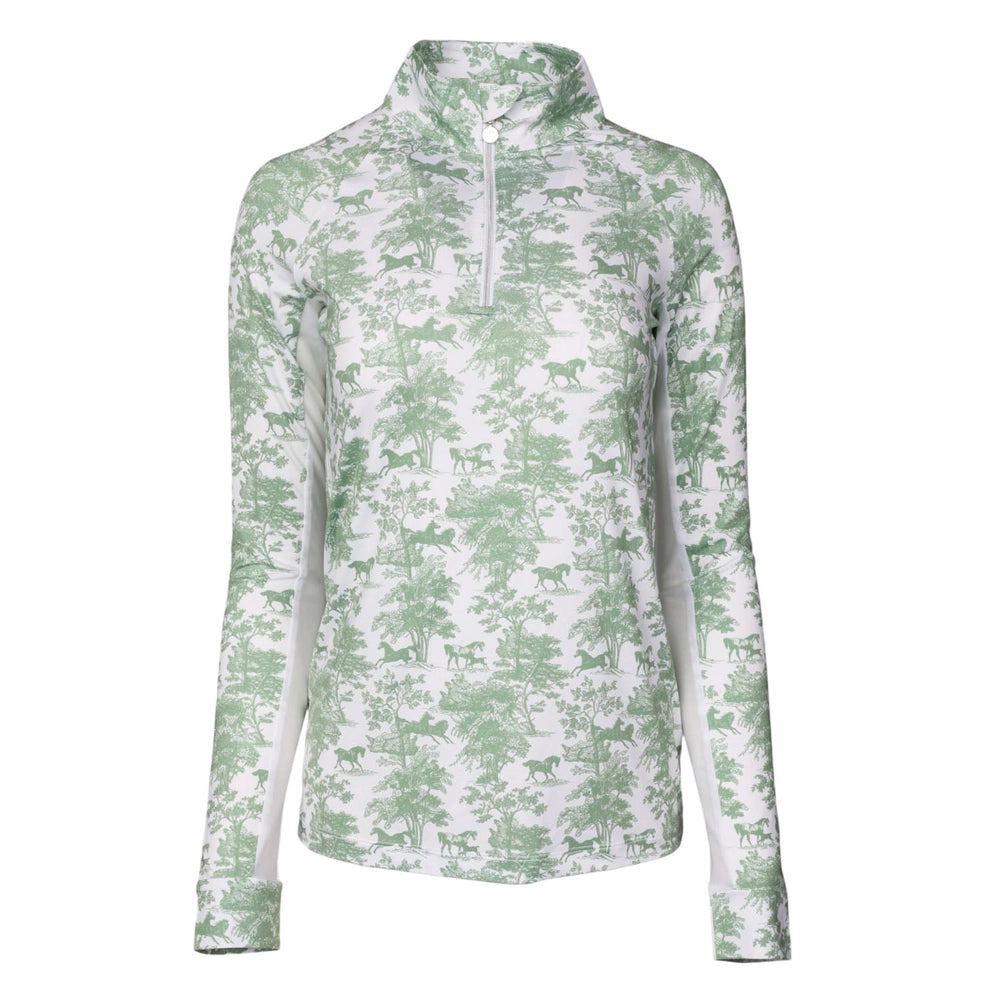 Fashion Art Long Sleeve T-Shirt - Green | Women