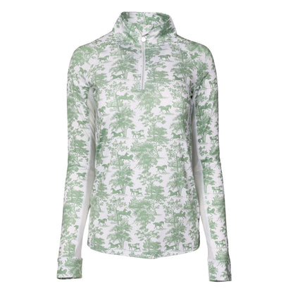 Fashion Art Long Sleeve T-Shirt - Green | Women