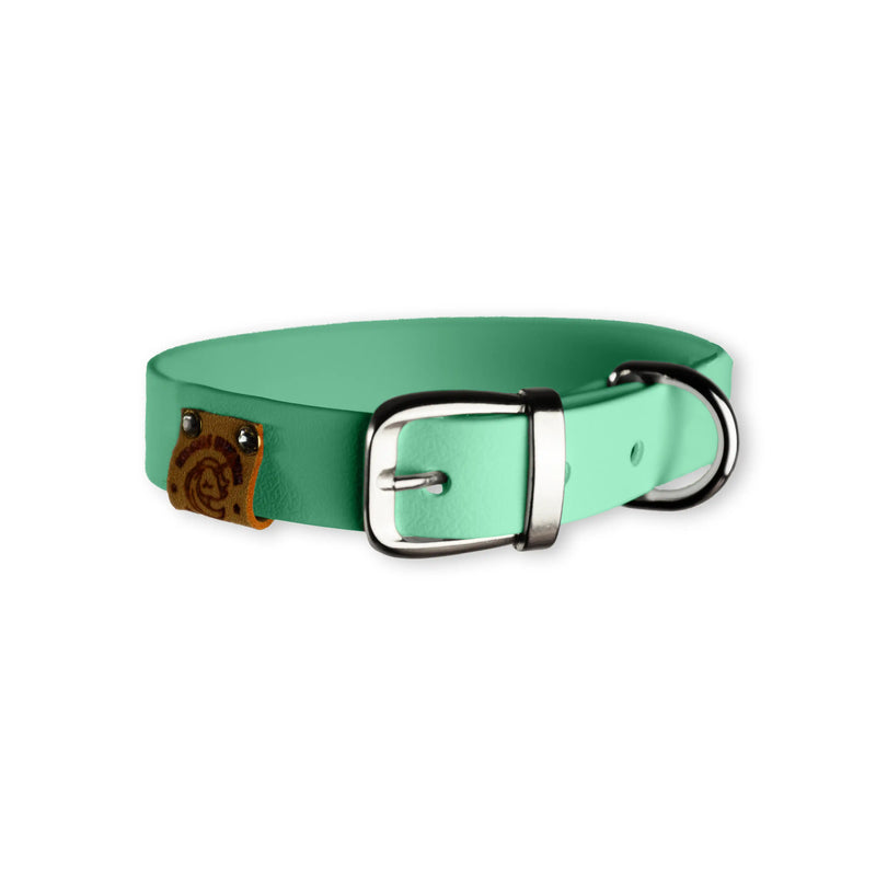 Collier en Biothane Essence d'Émeraude