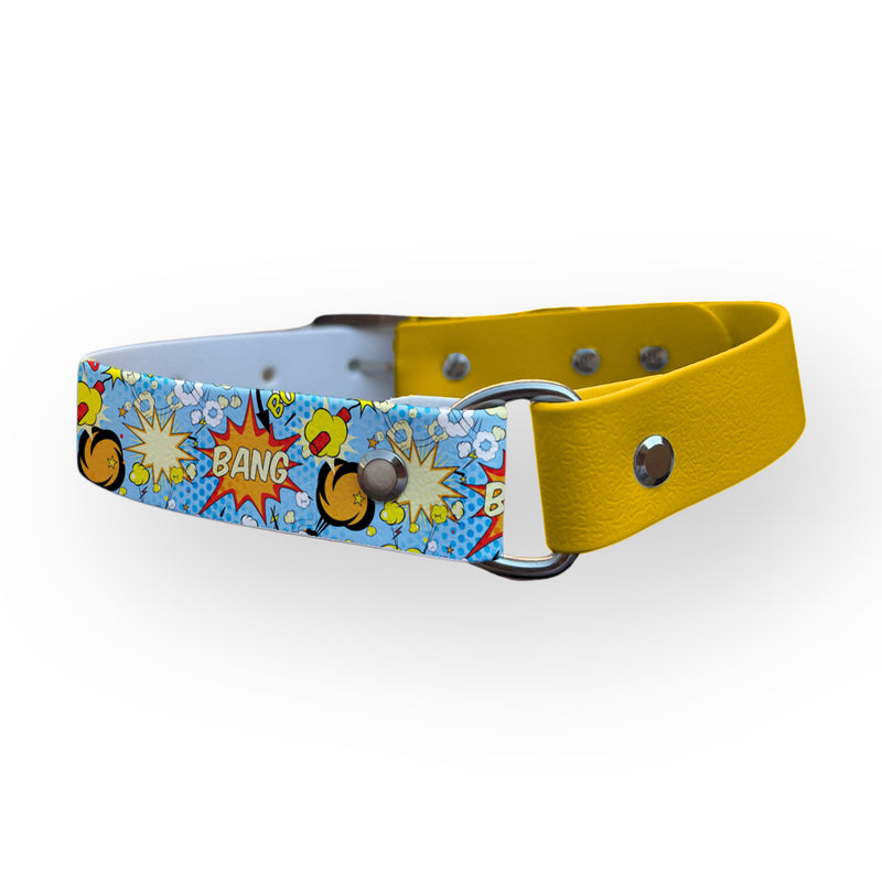 Collier en Biothane Essence d'Émeraude