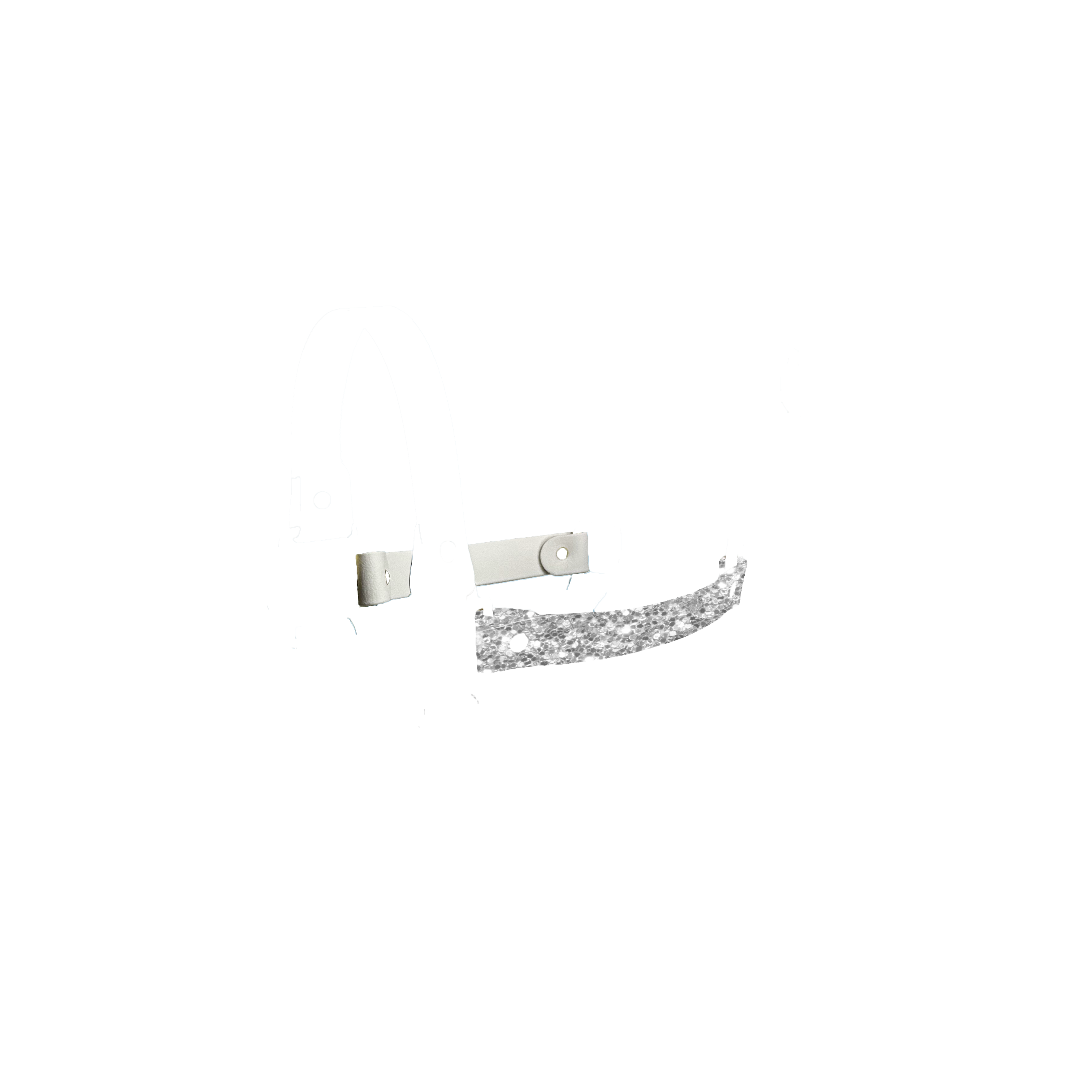 Laterali Glitter Argento