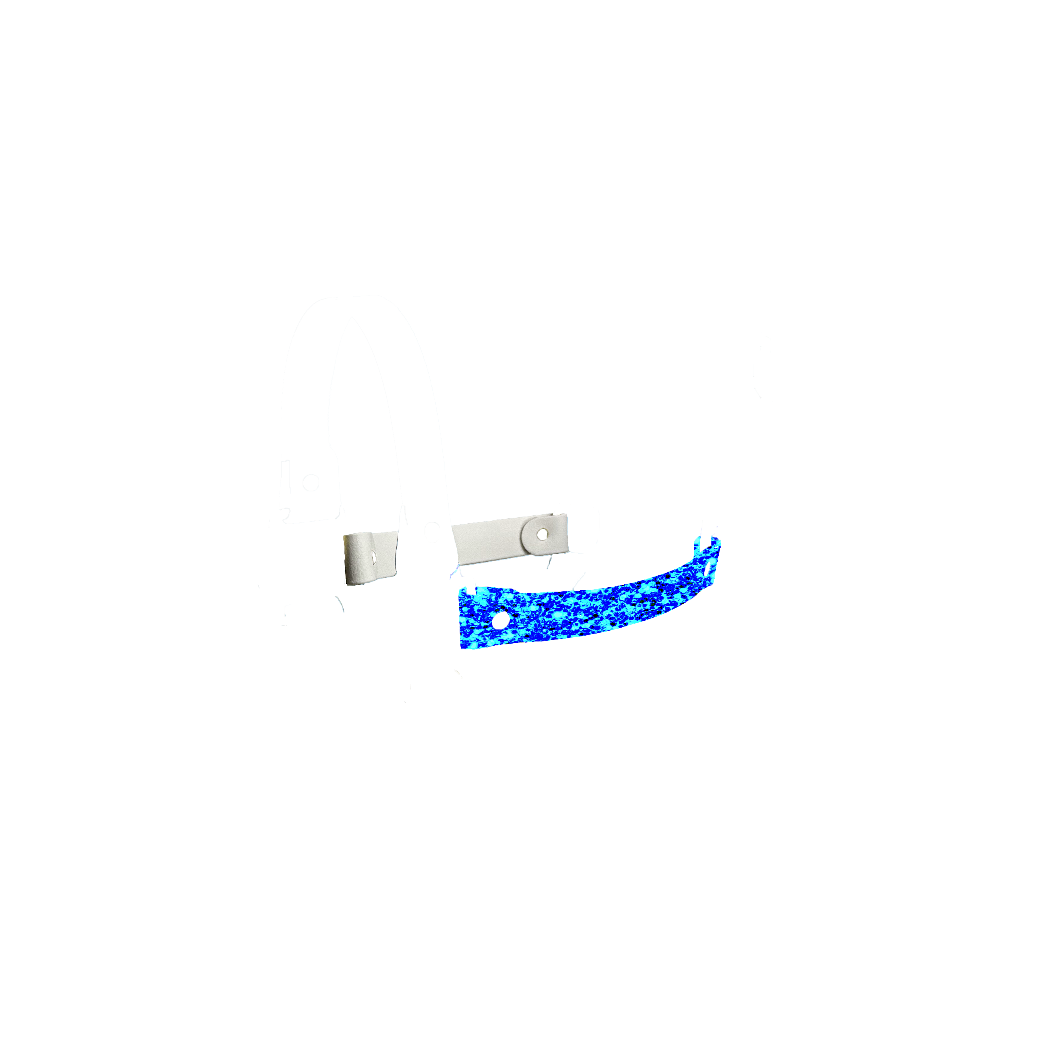 Laterali Glitter Azzurro