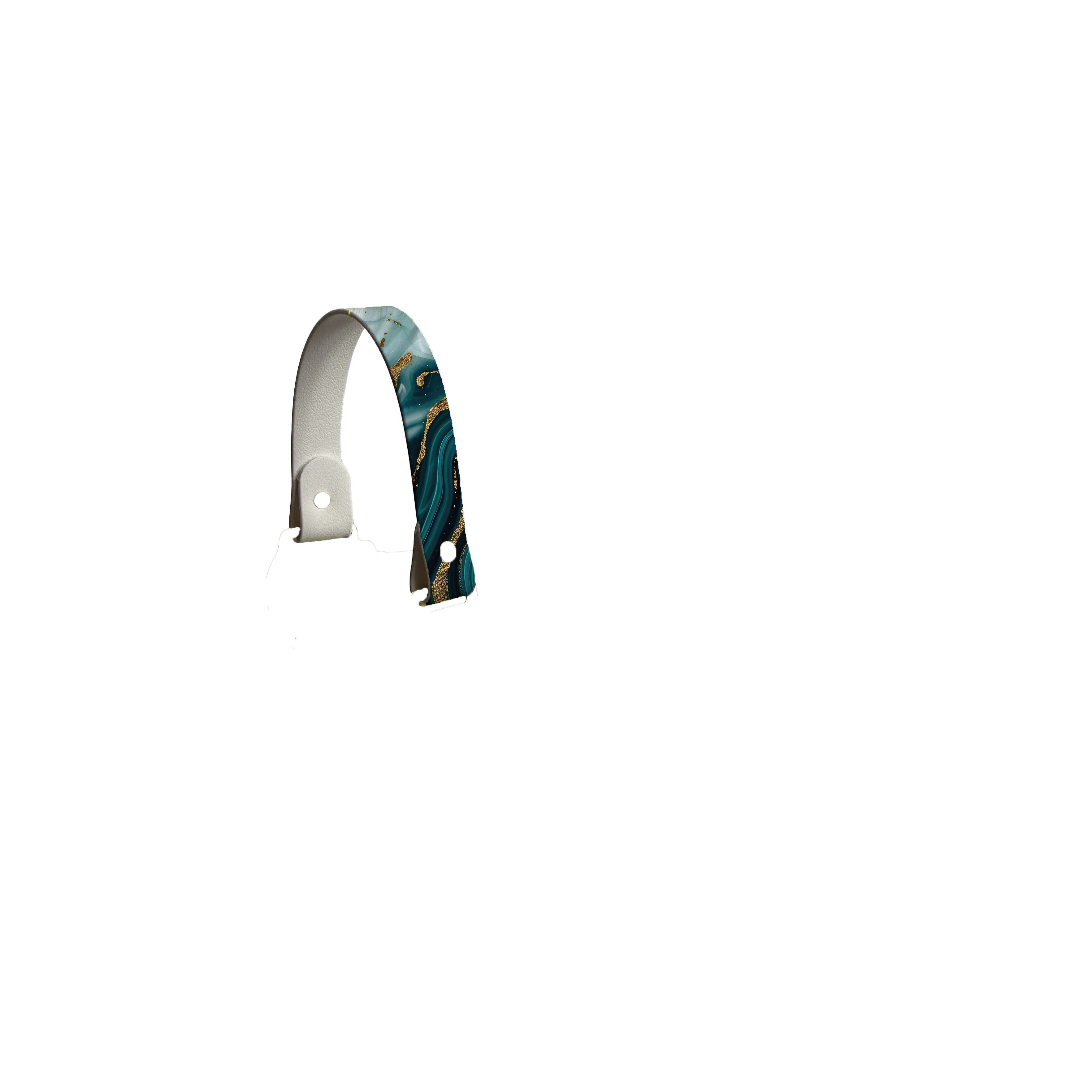 Nasalina Nose Pure - Aqua and Gold Marble