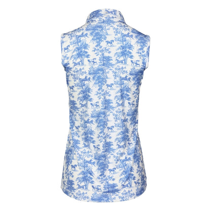T-Shirt Smanicato Fashion Art - Blu | Donna