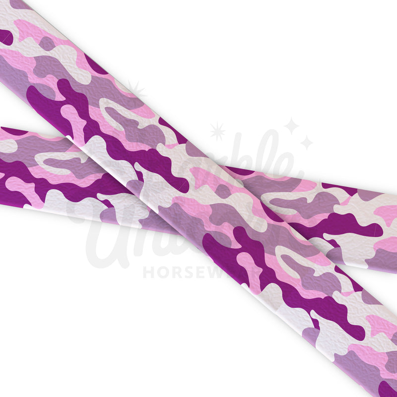 Camo - Girl Soldier - Fettuccia Biothane - Stampato UV