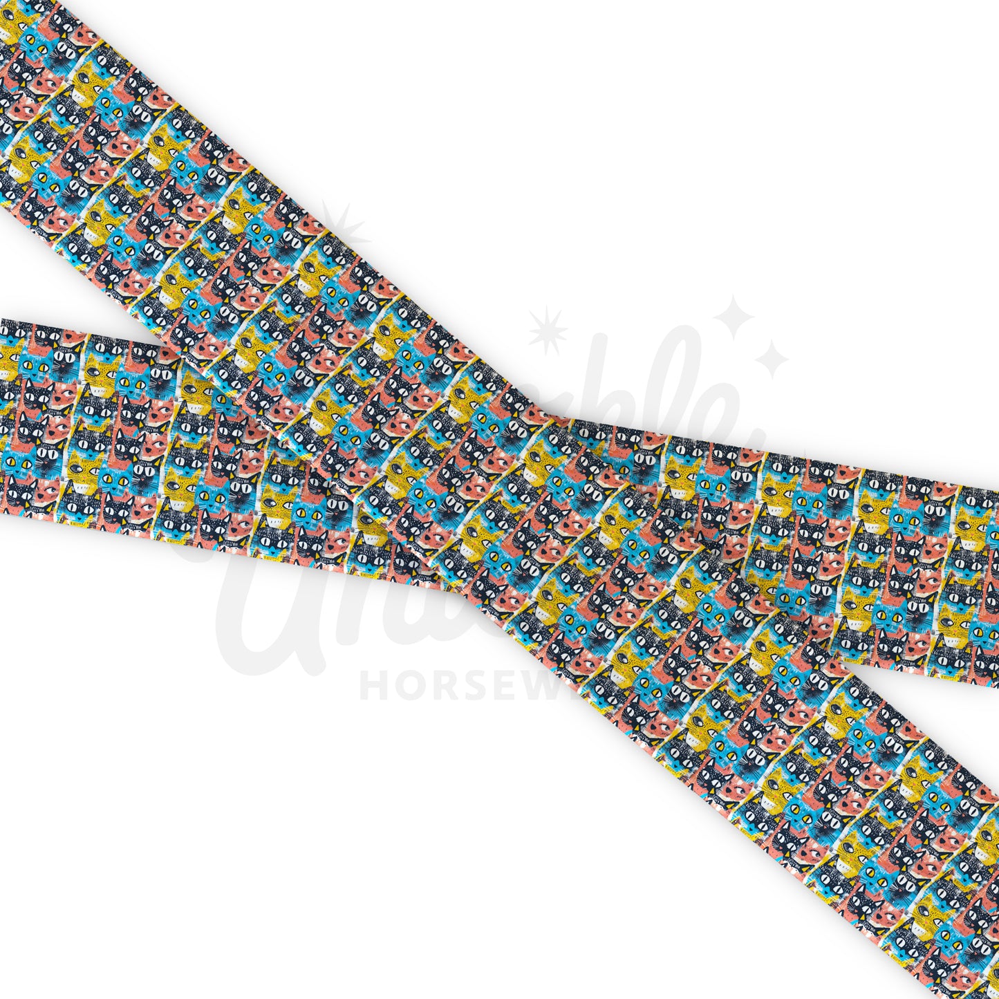 Wild - White Tiger - Biothane Tape - UV Printed