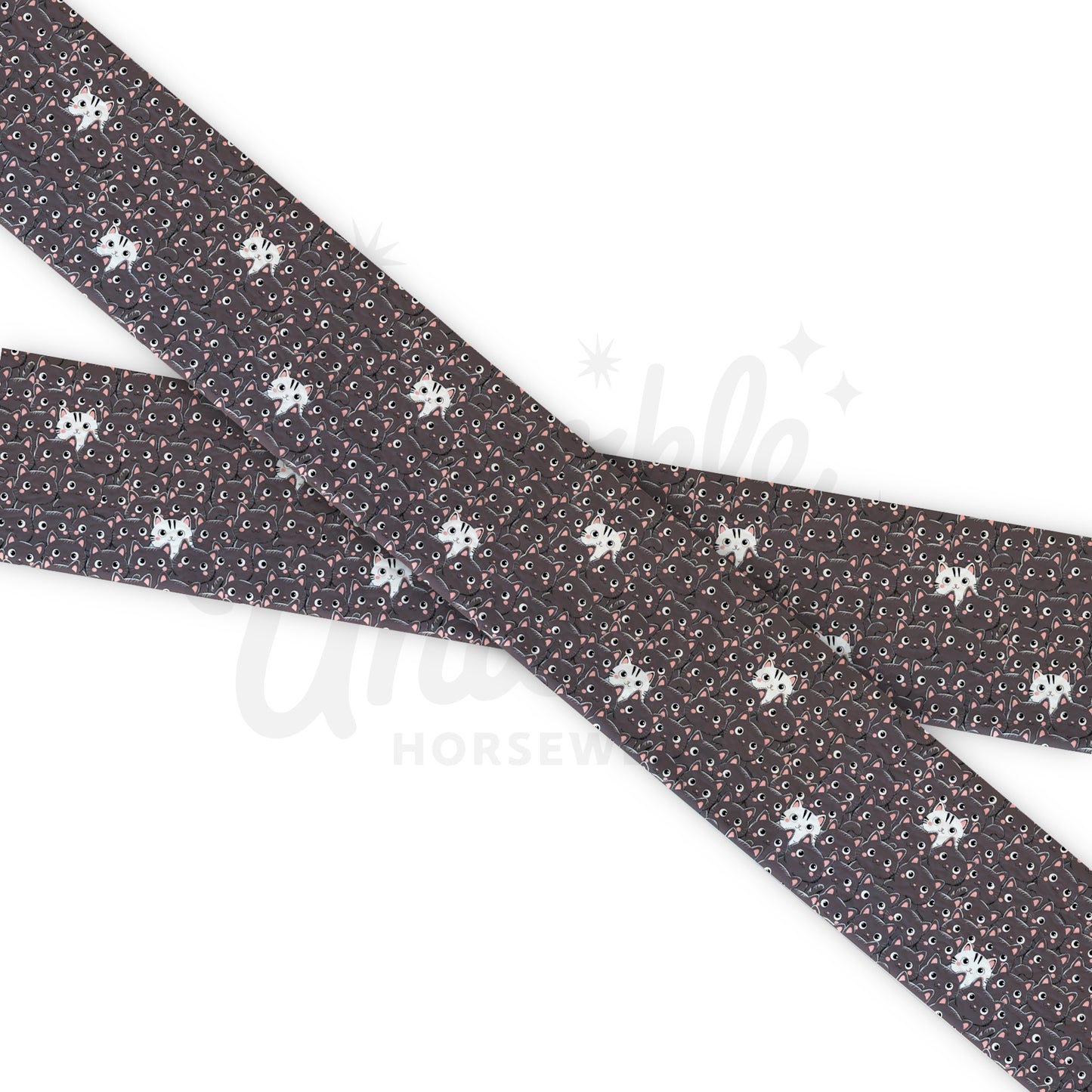 Wild - White Tiger - Biothane Tape - UV Printed