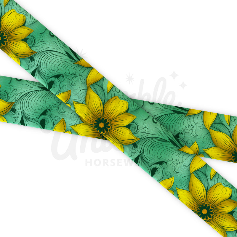 Flower - Floral Charm - Fettuccia Biothane - Stampato UV