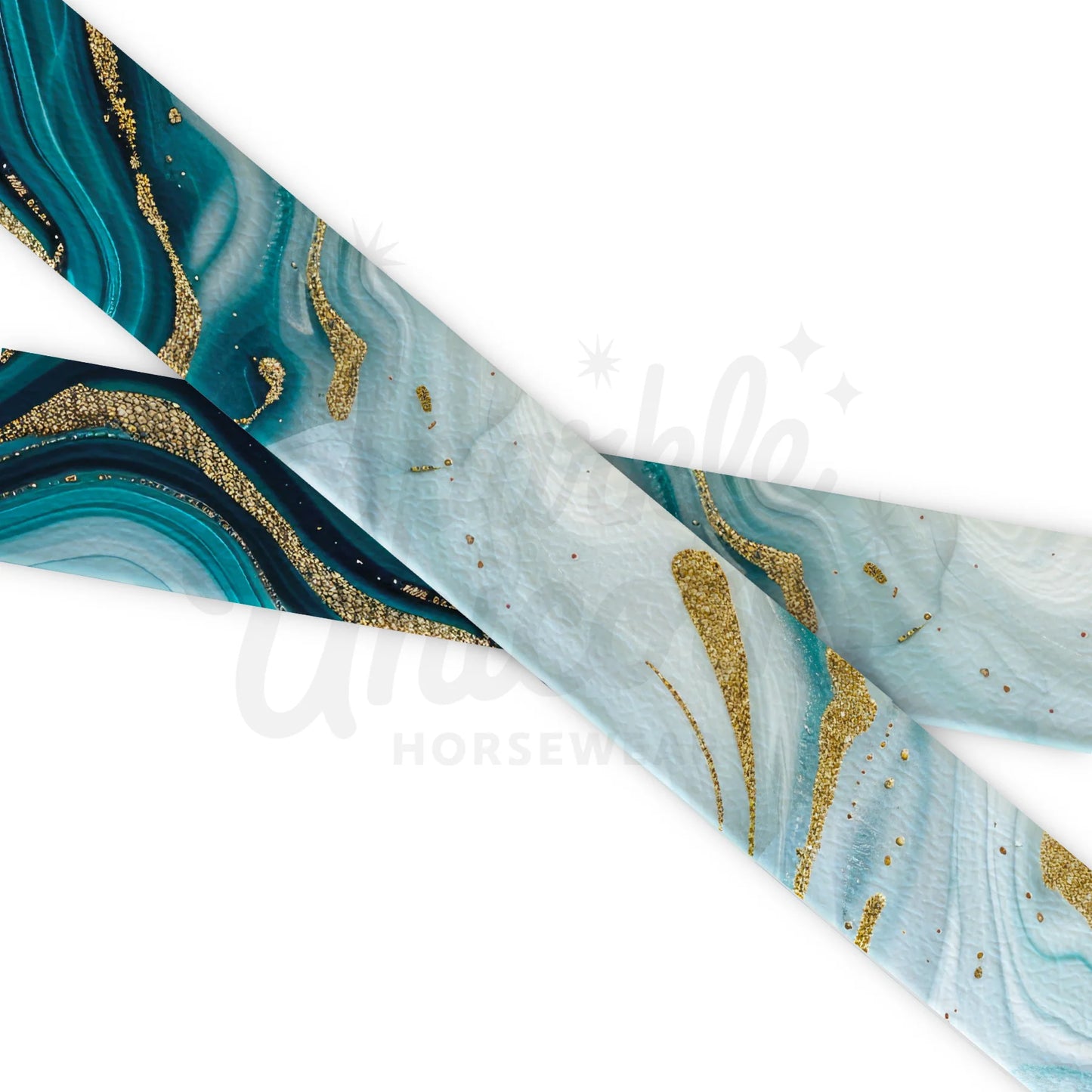 Nose Pure - Aqua and Gold Marble