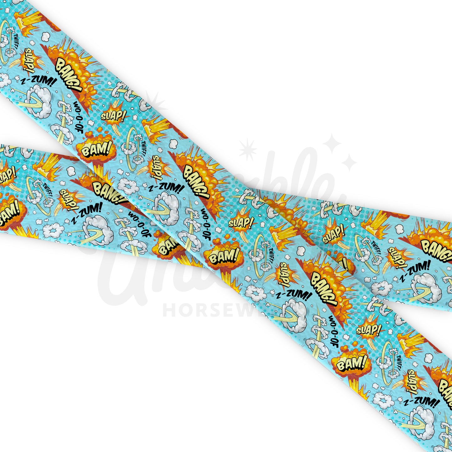 Wild - White Tiger - Biothane Tape - UV Printed