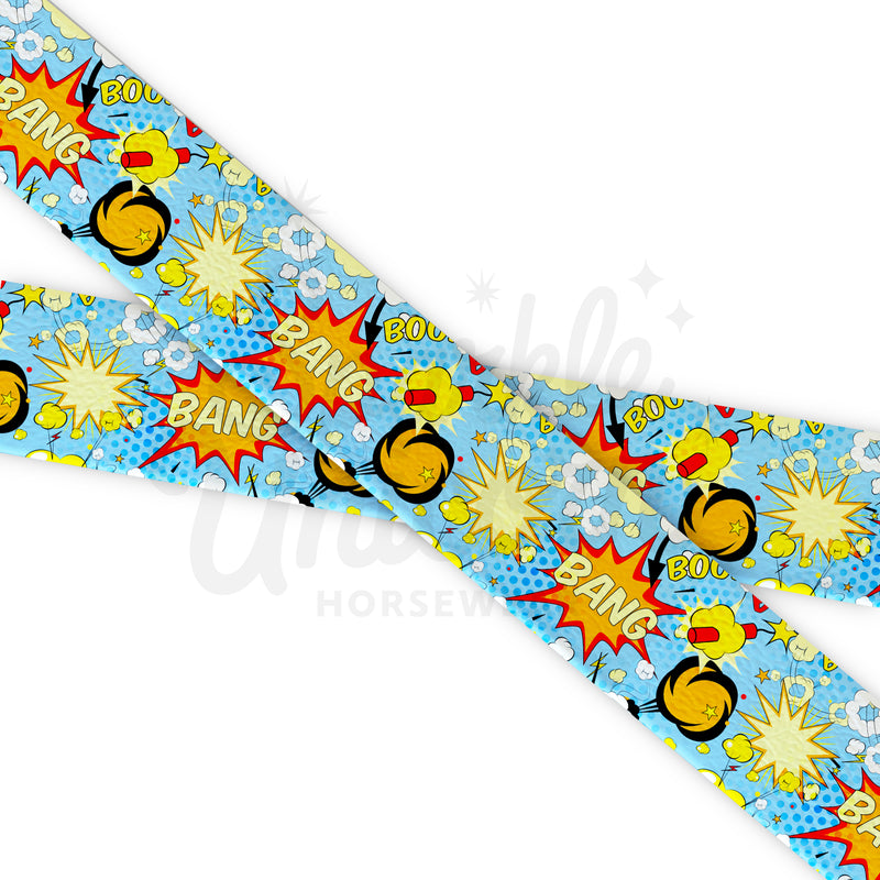 POP - BANG - Fettuccia Biothane - Stampato UV