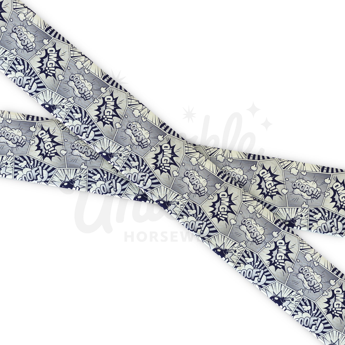 Wild - White Tiger - Biothane Tape - UV Printed