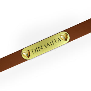 Targhetta in Alluminio Anodizzato - Oro