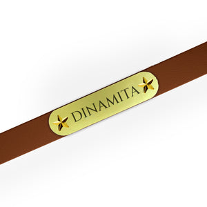 Targhetta in Alluminio Anodizzato - Oro
